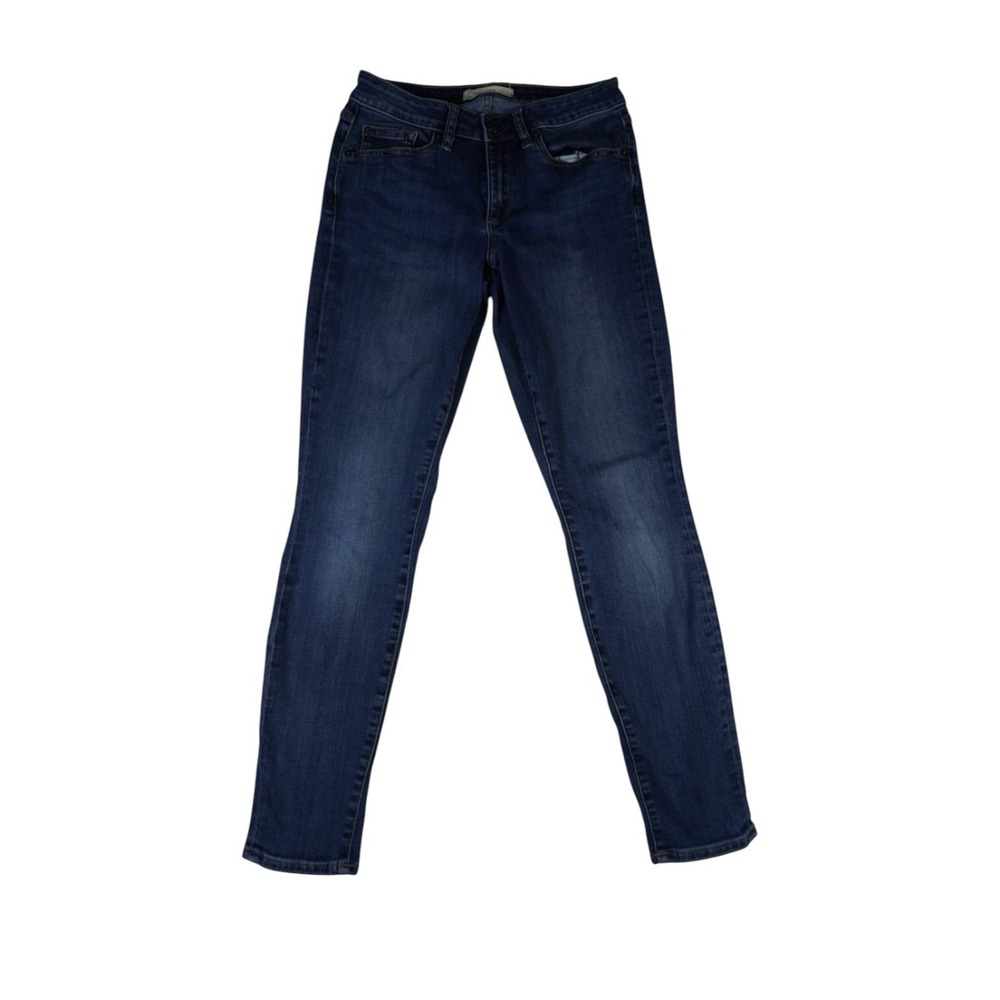 GAP 1969 Curvy True Skinny Jeans Women's 28L Dark Wash Stretch Denim